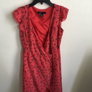 vintage 100% silk wrap dress like realisation par